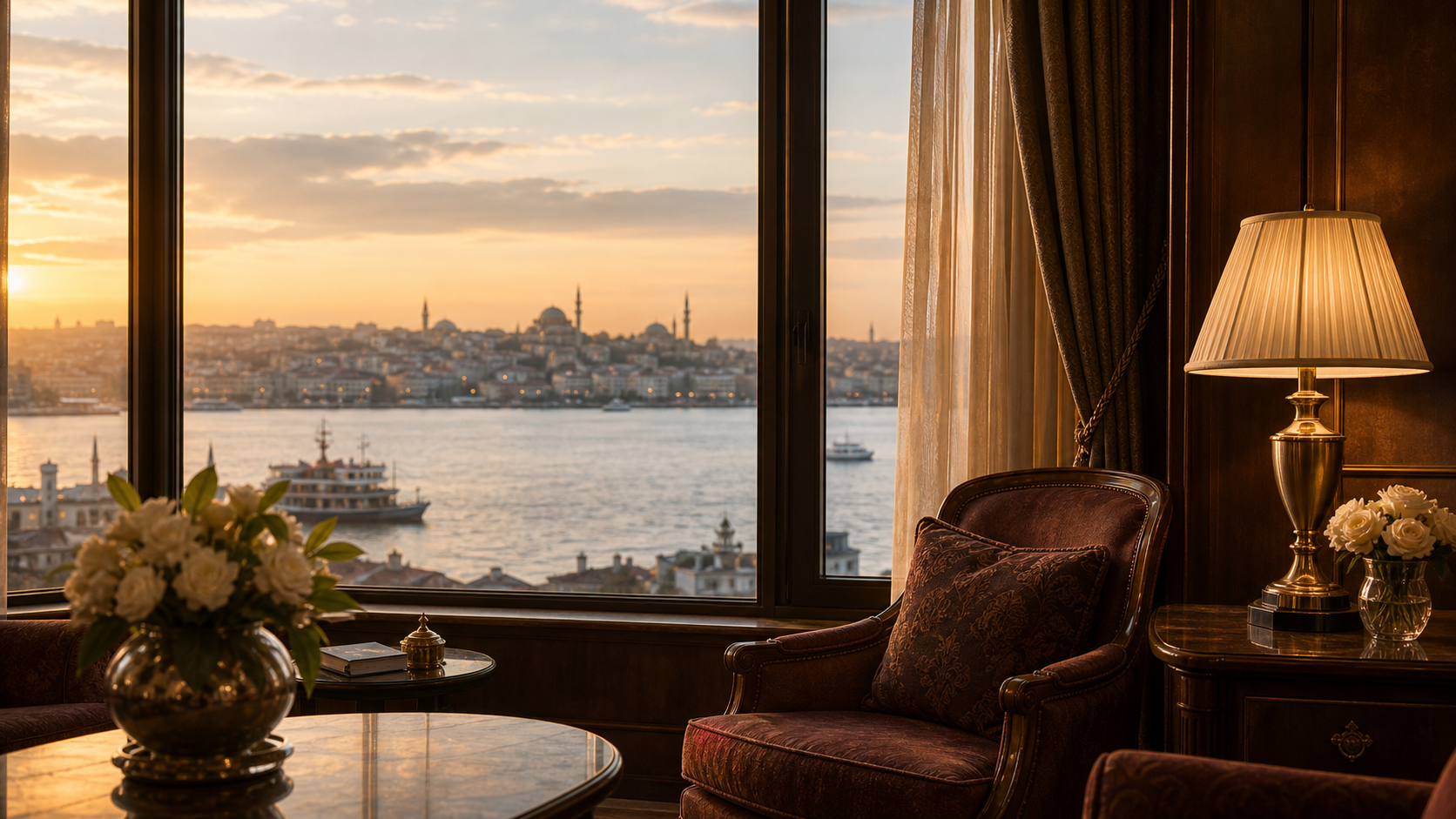 İstanbul manzaralı konaklama atmosferi